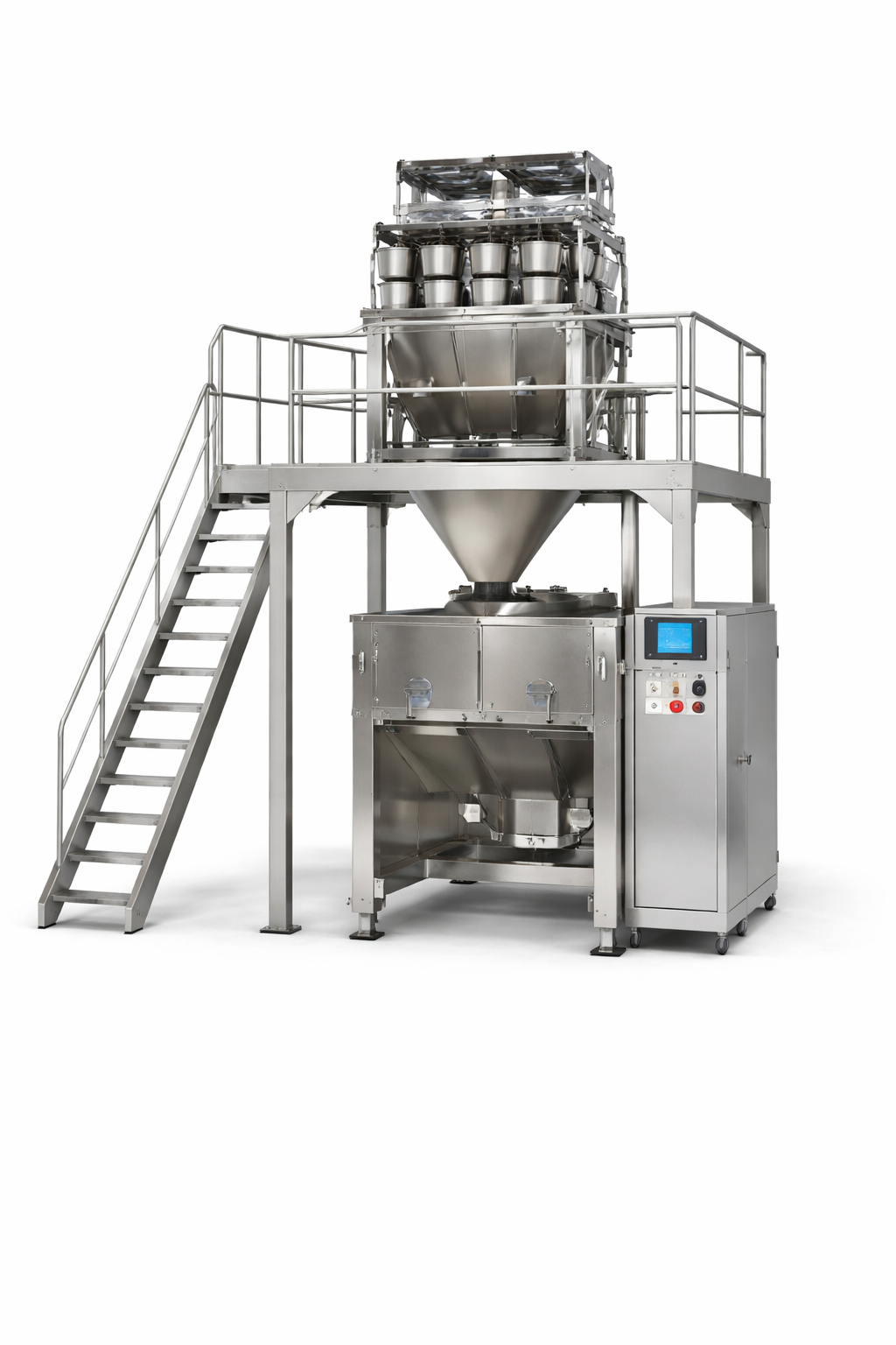 4 Head Linear Weigher with Pneumatic Bagger Model No. SM-502